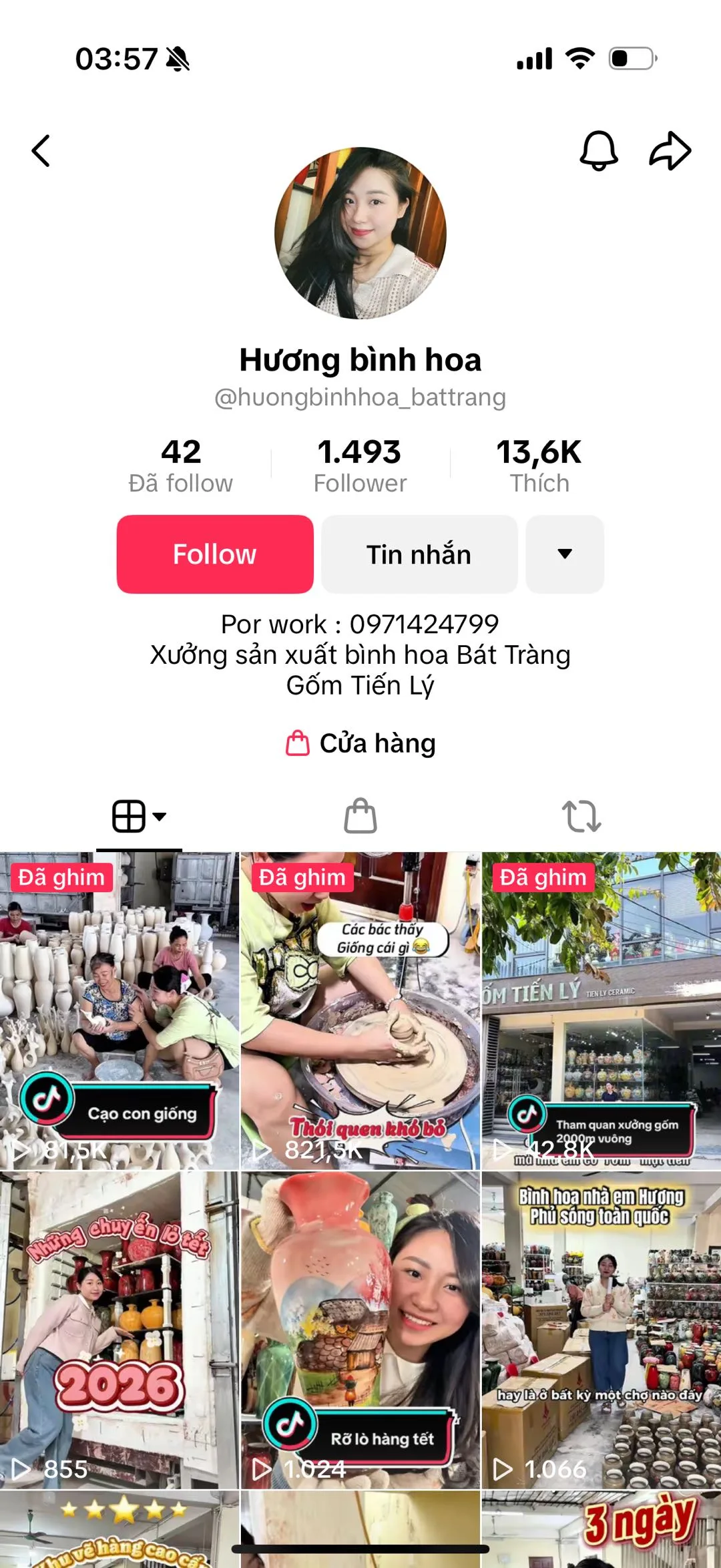 Hương bình hoa